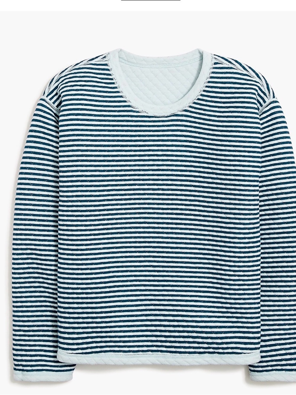 JCrew Factory Reversible Quilted Pullover